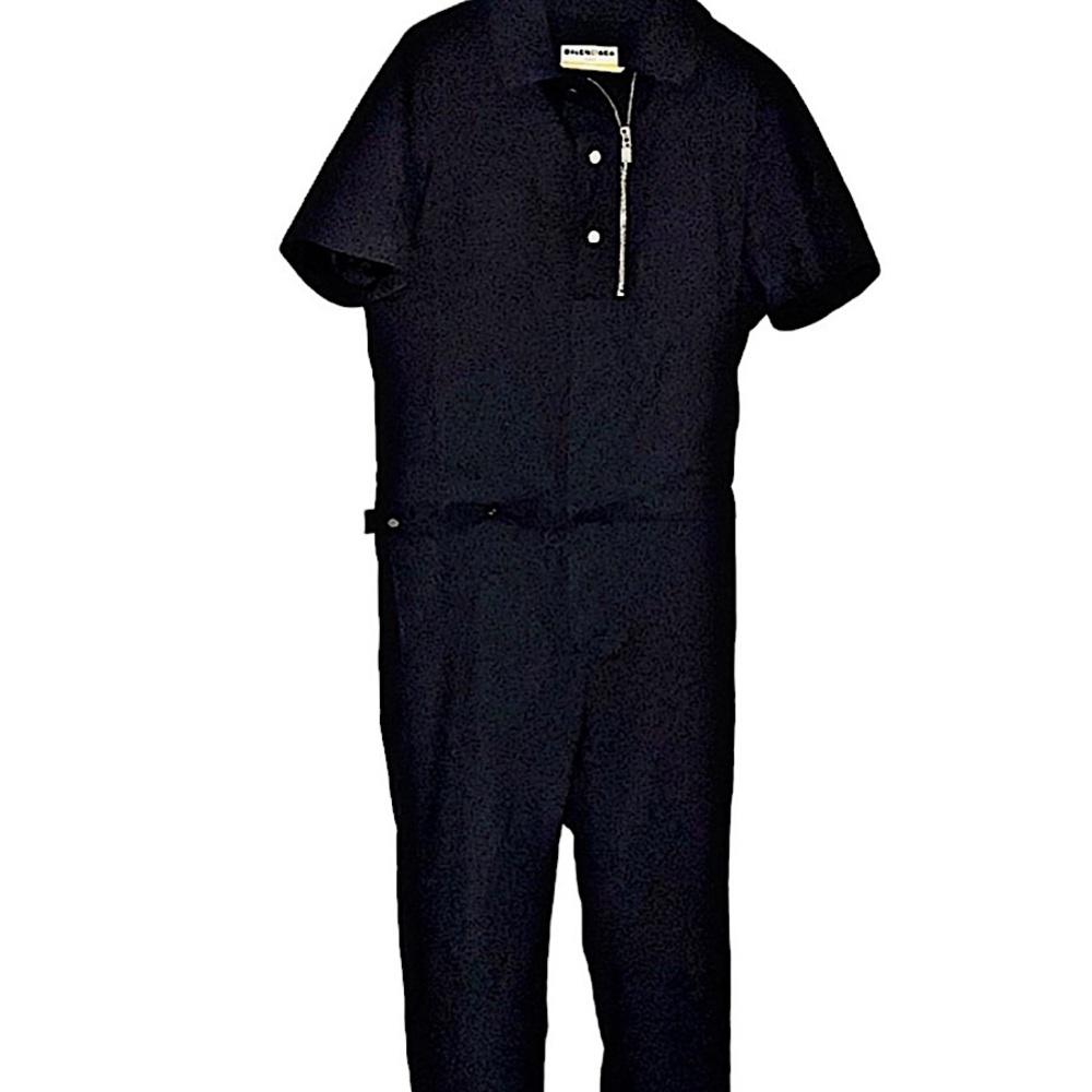 Authentic Balenciaga Rare Runway Navy Jumpsuit